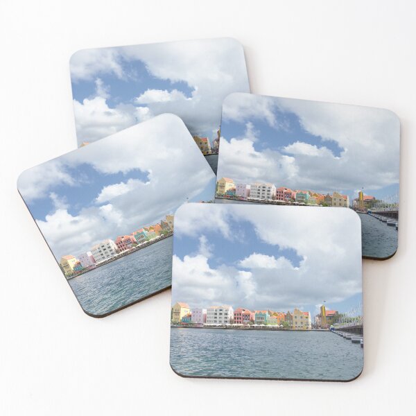 Item preview, Handelskade and Queen Emma Bridge, Willemstad, Curacao designed and sold by Kasia Design.