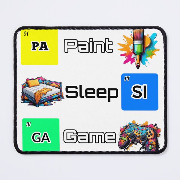 Item preview, Periodic Table of Procrastination designed and sold by CoolEnthusias.