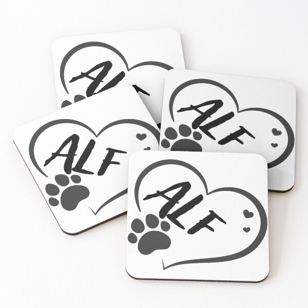 Item preview, Alf name in a heart with a paw, great gift for dog or cat owners designed and sold by OCS1337.