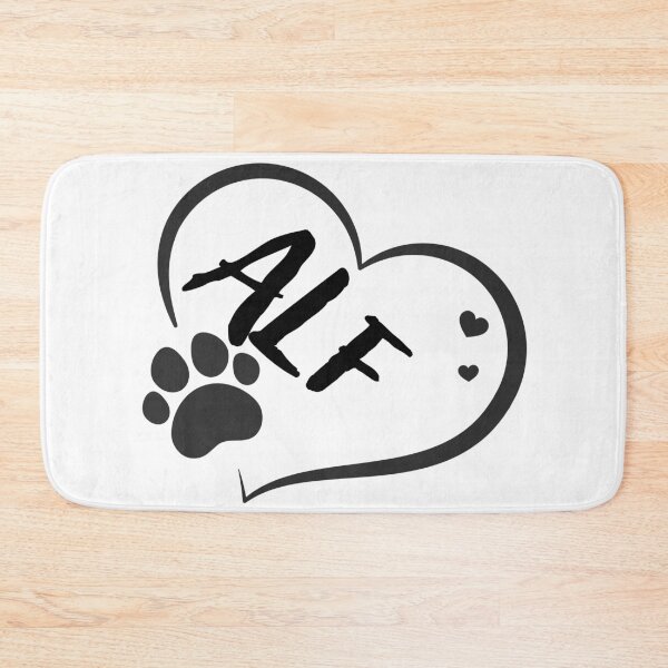 Item preview, Alf name in a heart with a paw, great gift for dog or cat owners designed and sold by OCS1337.