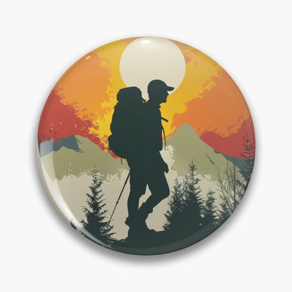 Item preview, Hiker Mountain Retro Classic  designed and sold by redstar19.
