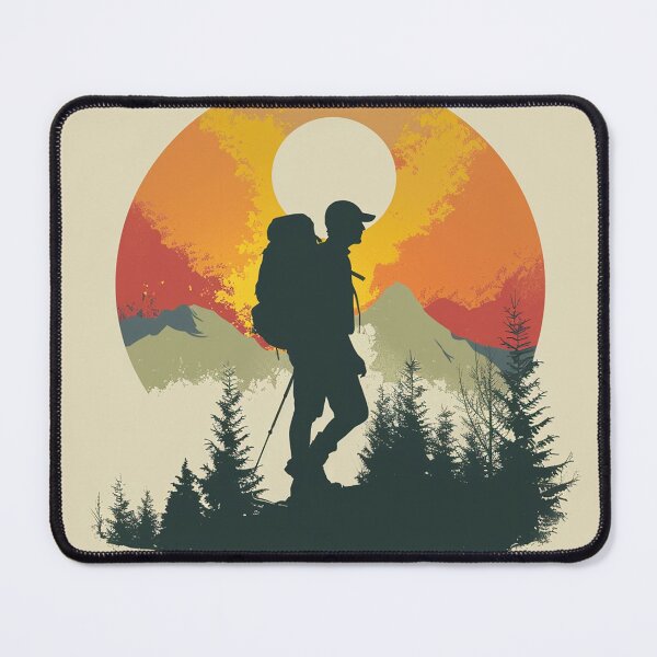 Item preview, Hiker Mountain Retro Classic  designed and sold by redstar19.