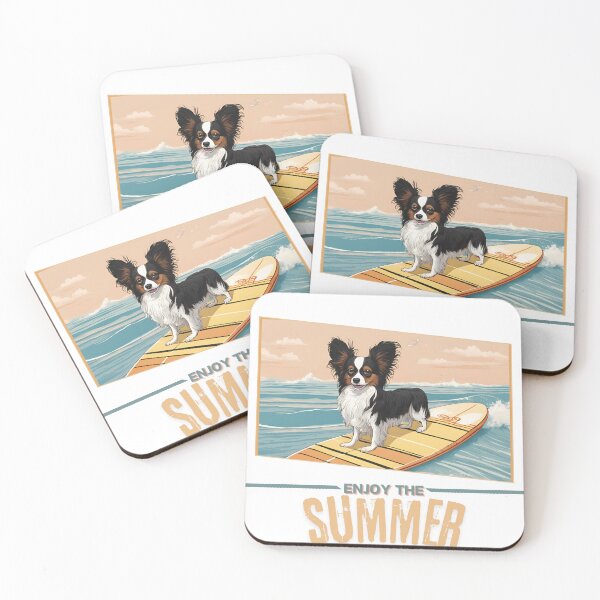 Item preview, Papillon vacaciones de verano perro Disfruta el Verano designed and sold by GoodyPaws.