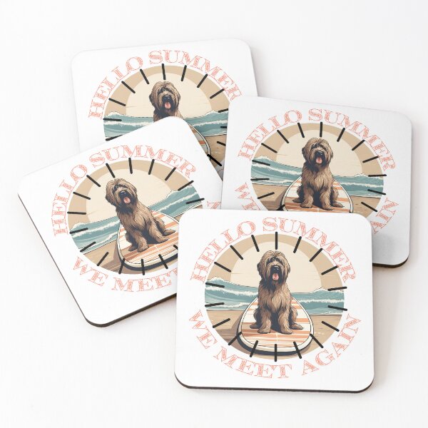 Item preview, Briard summer Holidays dog Enjoy the Summer  designed and sold by GoodyPaws.