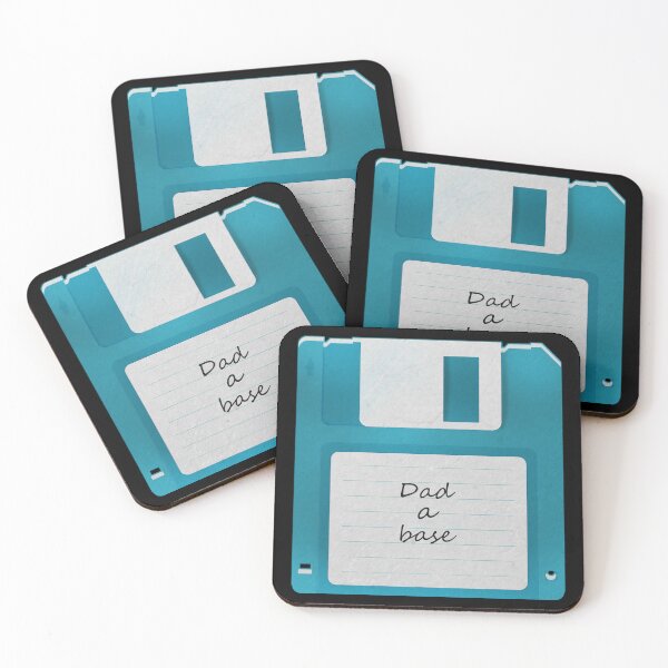 Item preview, Floppy disk old dad joke - dad a base designed and sold by HorizonDesignz.