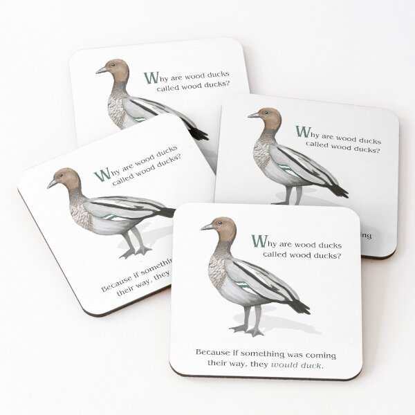Item preview, Australian Wood Duck Joke  designed and sold by Juliet Raines.