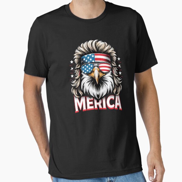 Item preview, Merica USA Flag Patriotic 4th of July Bald Eagle designed and sold by svarupa.