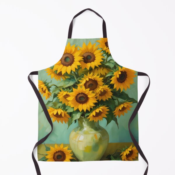 Item preview, Painting Of The Sunflowers In A Style Imitating Vincent van Gogh's Technique designed and sold by Adelberton.