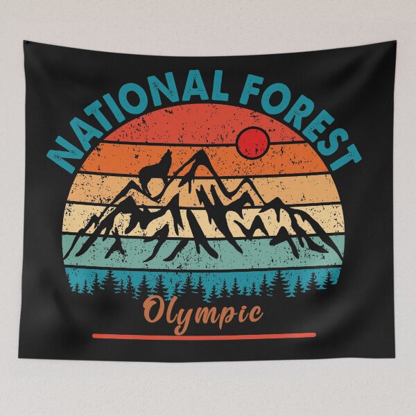 Item preview, Olympic National Forest designed and sold by graphic-map.