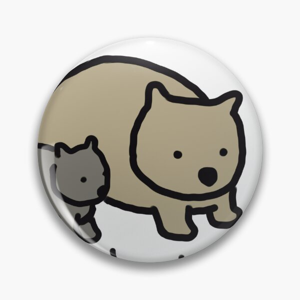 Item preview, Wombat mummy and baby designed and sold by MJMETC.