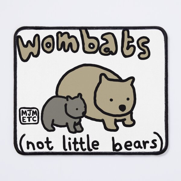 Item preview, Wombat mummy and baby designed and sold by MJMETC.