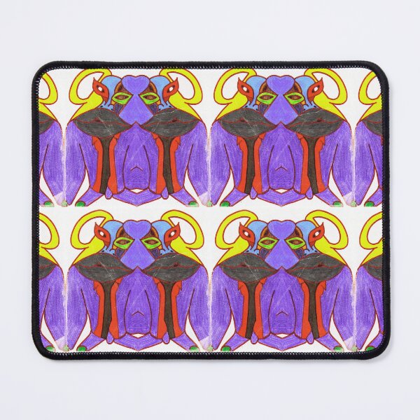 Item preview, Photomontage drawing of multicolored monster designed and sold by Carré Comme Orange.