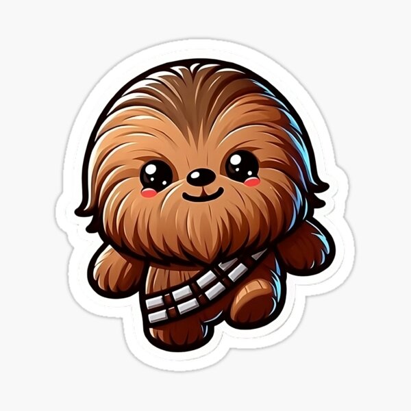 Item preview, Chibi Chewbacca designed and sold by StickersNPeels.