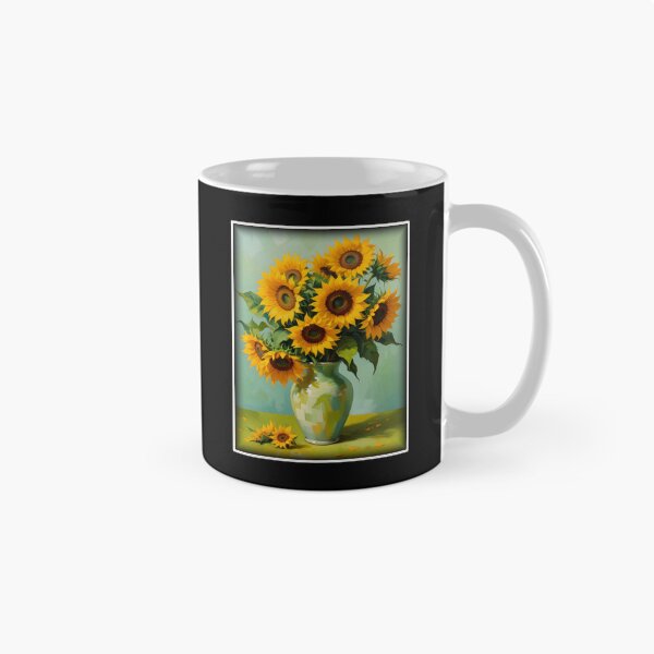 Item preview, Painting Of The Sunflowers In A Style Imitating Vincent van Gogh's Technique designed and sold by Adelberton.