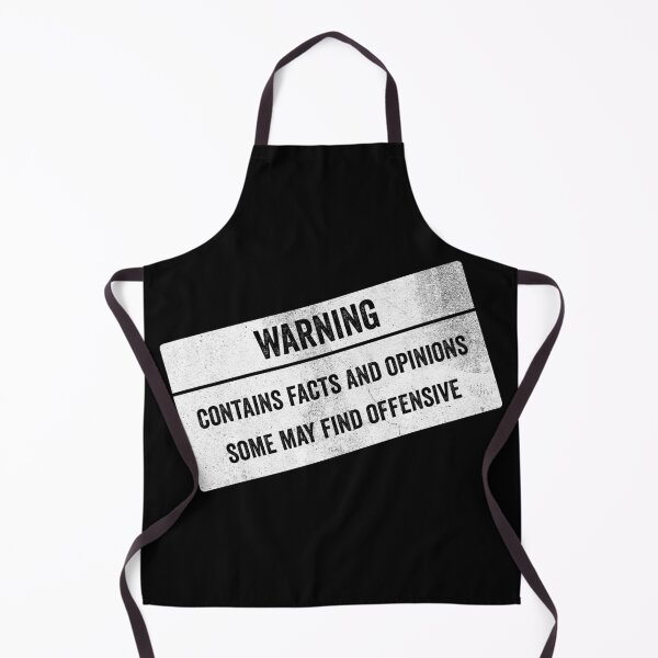 Item preview, Warning Contains Facts and Opinions Some May Find Offensive designed and sold by HorizonDesignz.