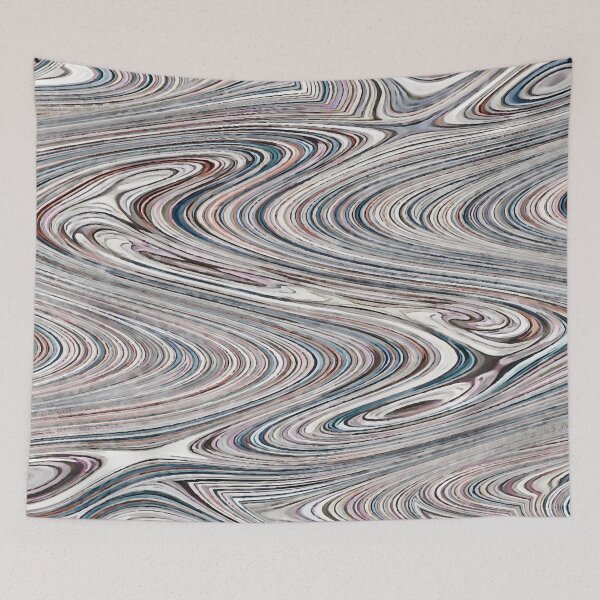 Item preview, Psychedelic colorful striped abstract designed and sold by Hen-C-Art.