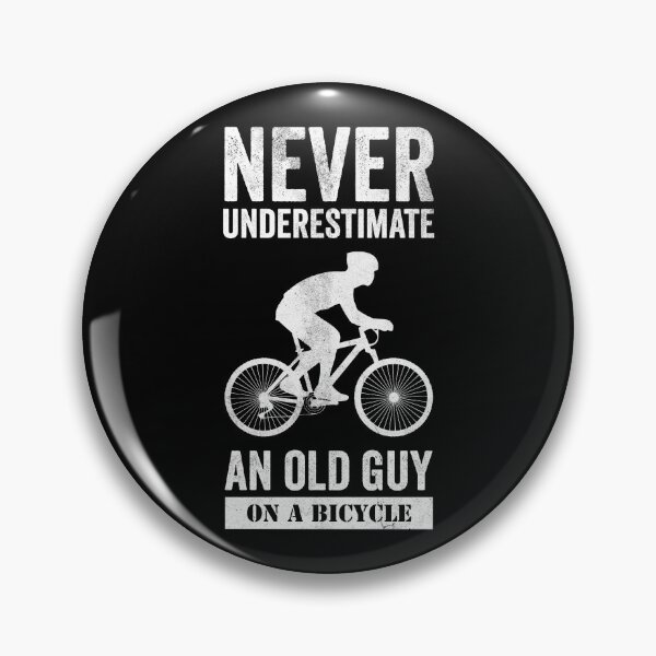 Item preview, Never Underestimate An Old Guy On A Bicycle designed and sold by HorizonDesignz.
