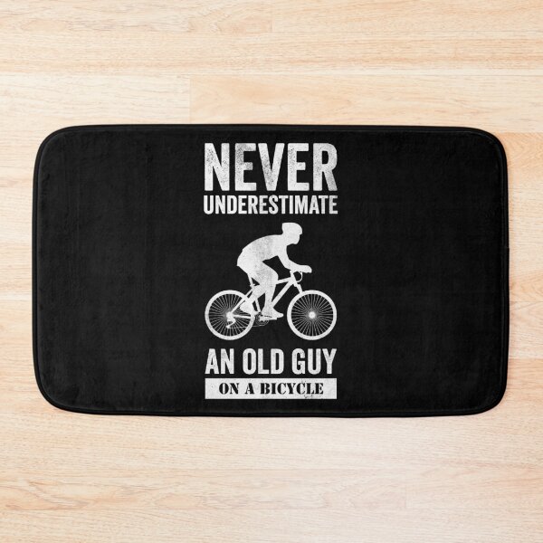 Item preview, Never Underestimate An Old Guy On A Bicycle designed and sold by HorizonDesignz.