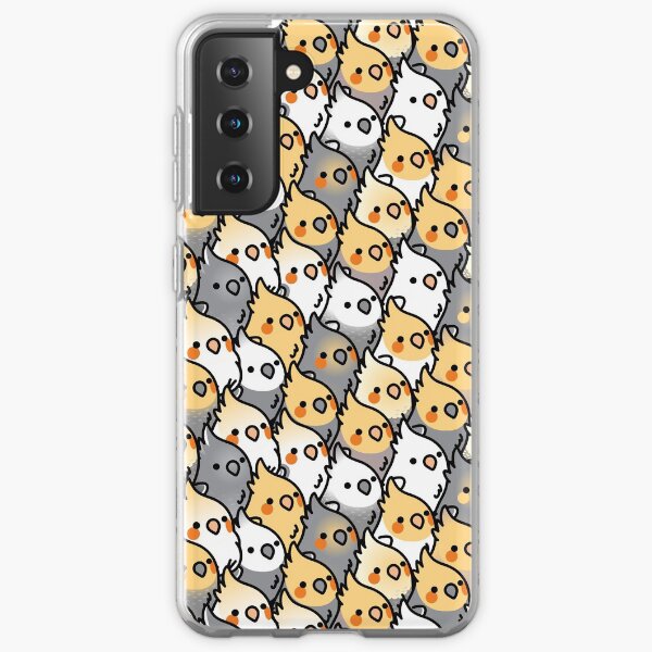 Chubby Cockatiel Party Samsung Galaxy Soft Case