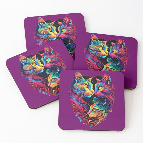 Item preview, Artfully designed cat heart designed and sold by dedoma.