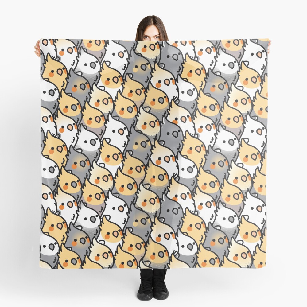 Chubby Cockatiel Party Scarf