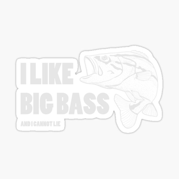 Bass Fishing Humor Stickers for Sale, Free US Shipping