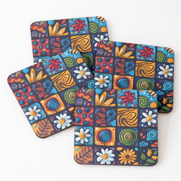 Item preview, Abstract Floral Garden Pattern designed and sold by IndyindyShop.