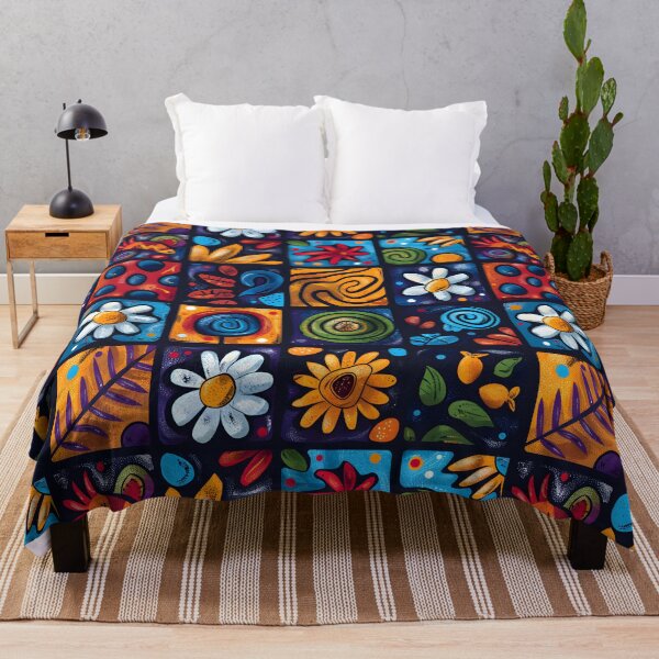 Aperçu de l'œuvre Modèle de jardin floral abstrait créée et vendue par IndyindyShop.