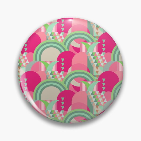 Item preview, Large abstract shapes, Pink and green designed and sold by Alex  Blud.