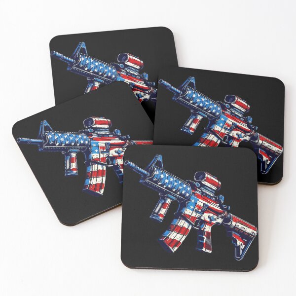 Item preview, Assault Rifle USA Veteran Day 4th Of July designed and sold by TomFrontierArt.