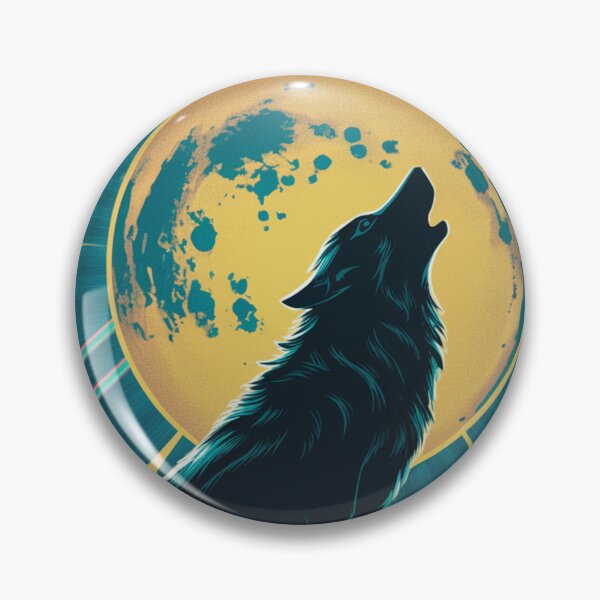 Artikelvorschau, Retro Wolfsgeheul entworfen und verkauft von Exodoi.