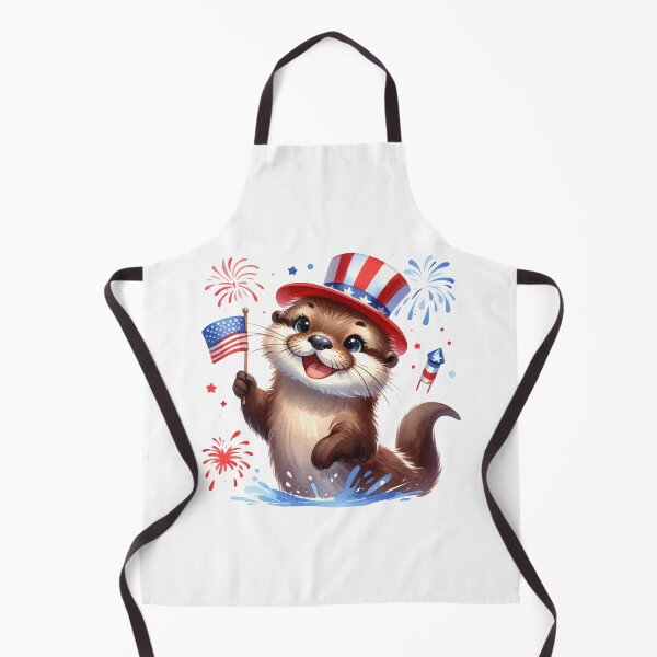 Item preview, Otter Watercolor in American Independence Day designed and sold by 93-Store.