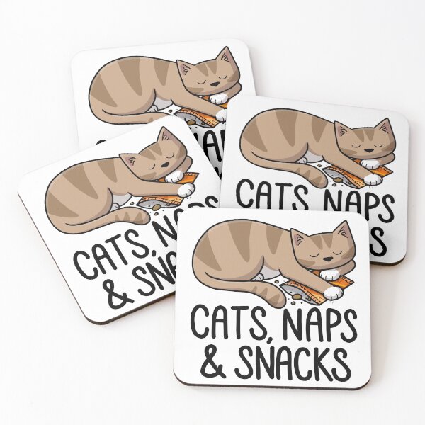 Item preview, Cats, Naps and Snacks designed and sold by doodlecats.