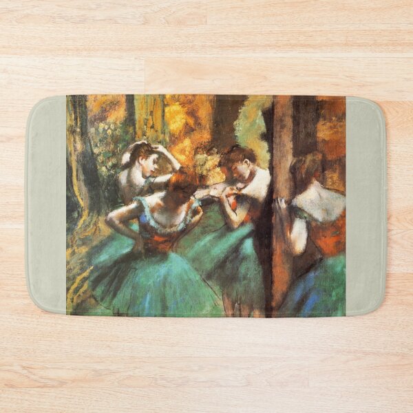 Item preview, Dancers Pink and Green Ballerinas Edgar Degas painting designed and sold by ArtUnova.
