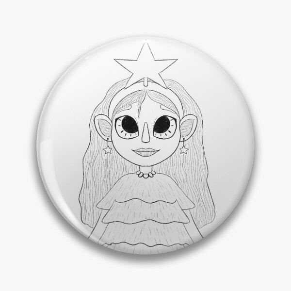 Item preview, little girl christmas tree  designed and sold by POFA-.