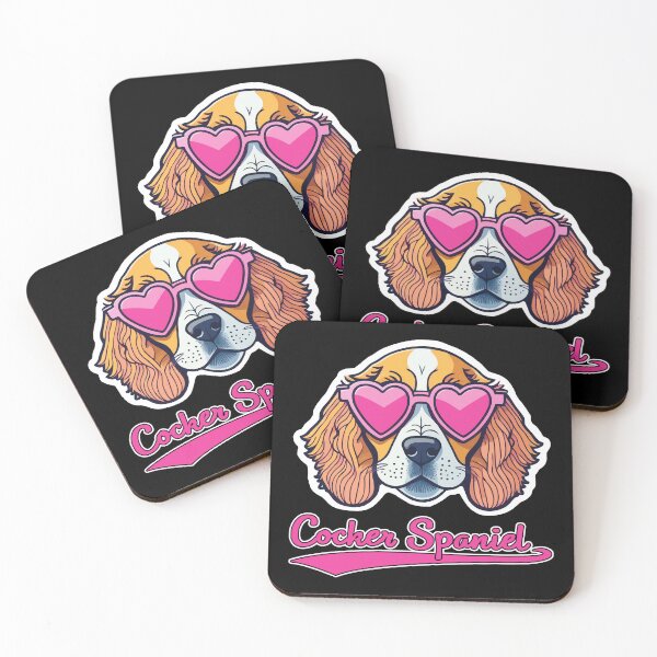 Item preview, Cocker Spaniel in Heart Shaped Sunglasses designed and sold by KellysComColors.