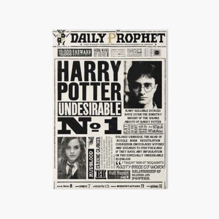 Item preview, Daily Prophet Harry  designed and sold by ShokoLaPatata.