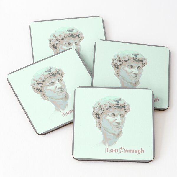 Item preview,  Michelangelo's David statue I am Denough designed and sold by HandmadeMood.