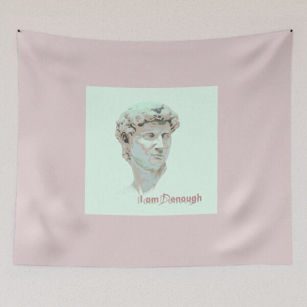 Item preview,  Michelangelo's David statue I am Denough designed and sold by HandmadeMood.