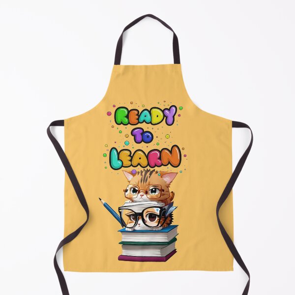Item preview, Ready to Learn A stack of books with a cute cat sitting on top t-shirt designed and sold by WitMeme.
