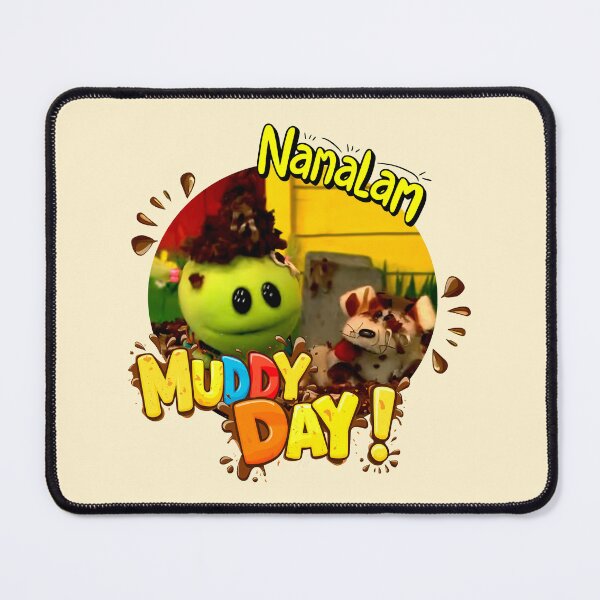 Item preview, Muddy Day - Fun Nanalan Character Design, Playful and Adorable Puppet Art, Nanalan's Messy Adventure Captured in a Cute and Colorful Illustration designed and sold by FEBRICAST.