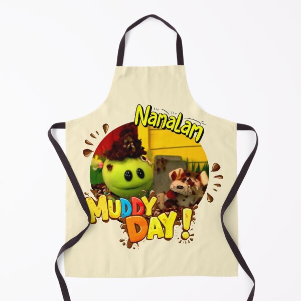 Item preview, Muddy Day - Fun Nanalan Character Design, Playful and Adorable Puppet Art, Nanalan's Messy Adventure Captured in a Cute and Colorful Illustration designed and sold by FEBRICAST.