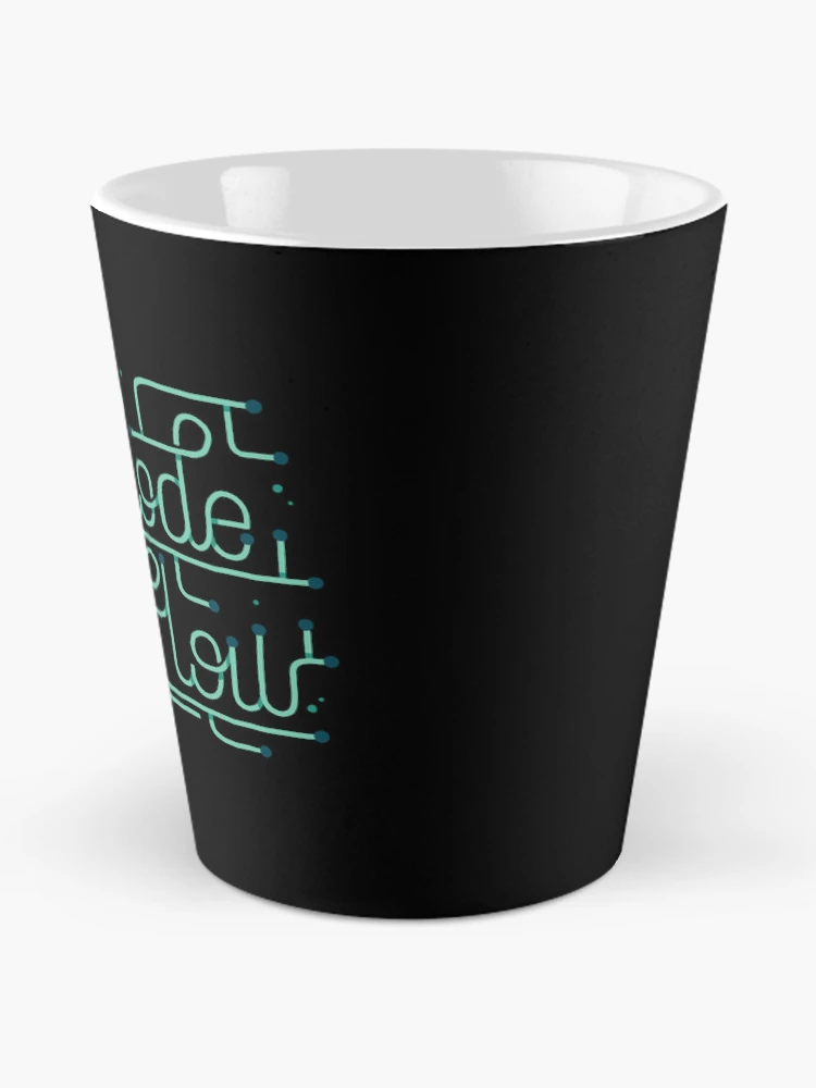 Thumbnail 2 of 4, Coffee Mug, Programming Coder Developer Code Must Flow Programmer print designed and sold by farhanhafeez.