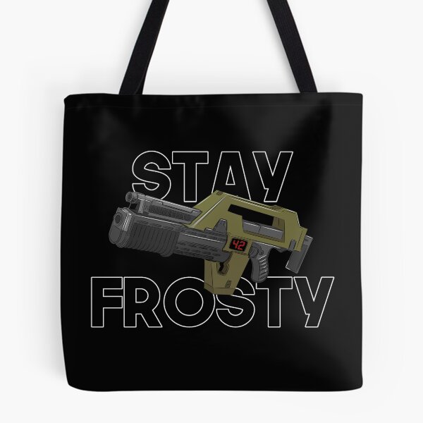Item preview, Stay Frosty Marine - Aliens Pulse Rifle designed and sold by Timetowaste.