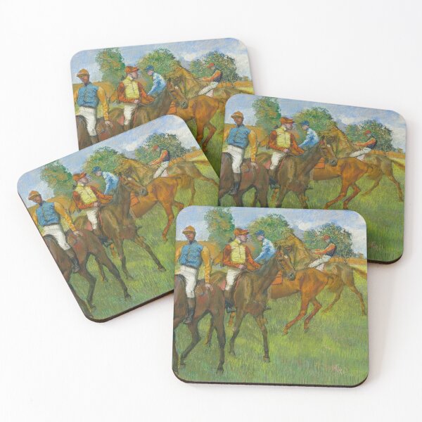 Item preview, Before the Race Horses Edgar Degas painting designed and sold by ArtUnova.