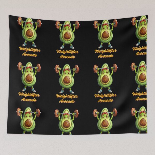 Item preview, Avocado Lifting - Weightlifter Avocado - Funny Avocado Lifting Weights Gym Fitness Workout designed and sold by ExploreTheStore.