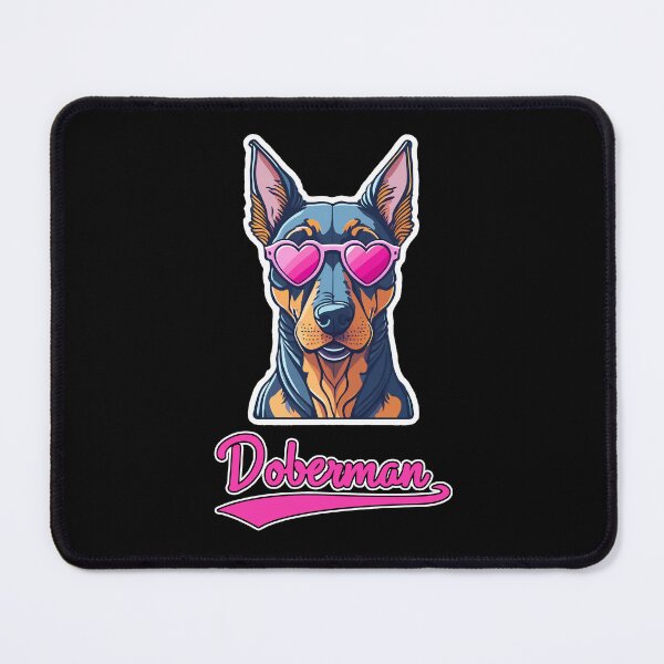Item preview, Doberman in Heart Shaped Sunglasses designed and sold by KellysComColors.