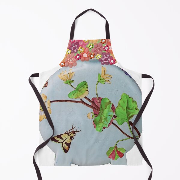 Item preview, Pilgrim flask with botanical spray and butterfly (Minton 1877). designed and sold by bekki smith.