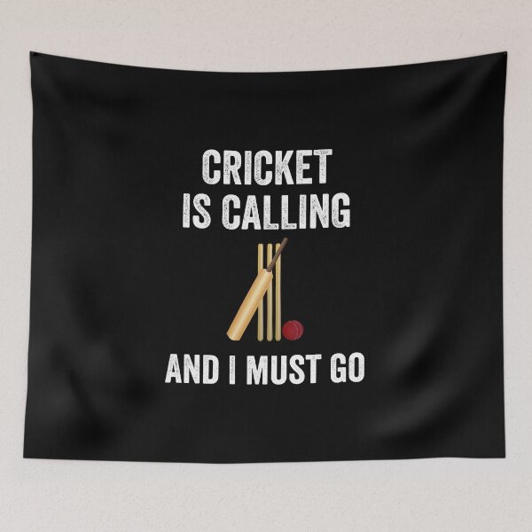 Item preview, Cricket - Cricket is Calling I Must Go Cricketer Batsmen Bowler designed and sold by farhanhafeez.