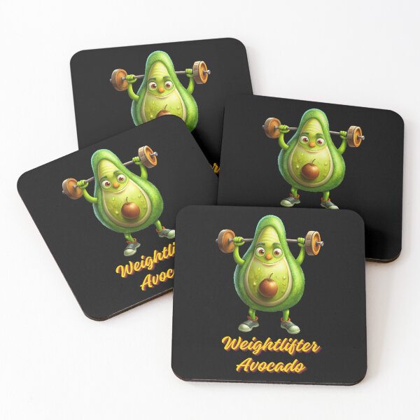 Item preview, Lifting Avocado - Weightlifter Avocado - Funny Avocado Lifting Weights Gym Fitness Workout designed and sold by ExploreTheStore.